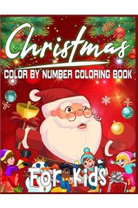 Christmas Color By Number Coloring Book For Kids