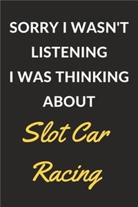 Sorry I Wasn't Listening I Was Thinking About Slot Car Racing