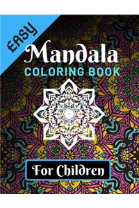Easy Mandala Coloring Books for Children