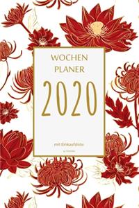 Wochenplaner 2020 mit Einkaufsliste