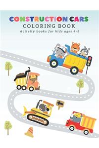 Construction Cars Coloring Book