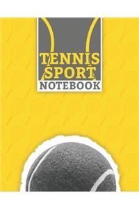 Tennis Sport Notebook