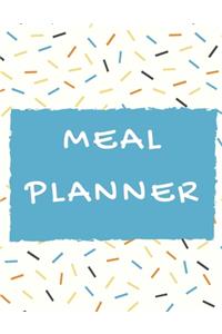 Meal planner -blue
