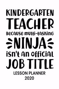 Lesson Planner 2020