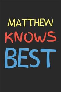 Matthew Knows Best