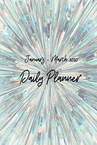 Daily Planner 2020 1st Quarter: God's Way to Success (Diamond Design)