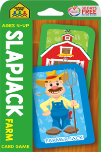 School Zone Slapjack Farm Card Game