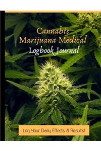 Cannabis Marijuana Medical Logbook Journal