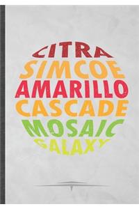 Citra Simcoe Amarillo Cascade Mosaic Galaxy