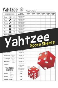 Yahtzee Score Sheets