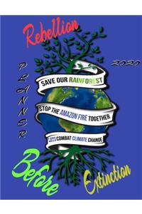 Rebellion before extinction planner 2020