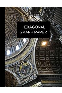 hexagonal graph paper roman travel journal