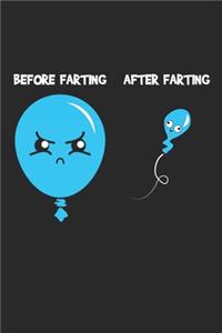 Before Farting After Farting