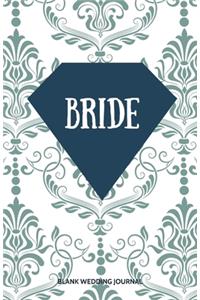 Bride Small Size Blank Journal-Wedding Planner&To-Do List-5.5