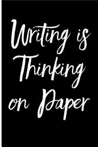 Writing Is Thinking On Paper