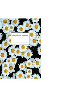 Daisy Journal Large Composition Notebook Wide Ruled