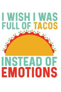 I Wish I Was Full of Tacos Instead of Emotions