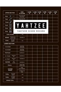 Yahtzee Score Record