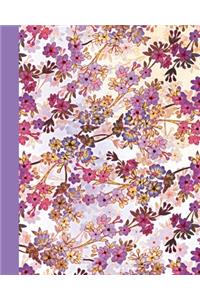 To Do List Journal (Purple Floral)