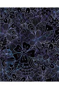 Bullet Journal Notebook Flower Pattern 4