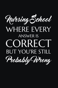 Nursing School Where Every Answer Is Correct, But You're Still Probably Wrong