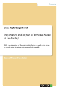 Importance and Impact of Personal Values in Leadership