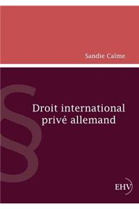 Droit International Prive Allemand