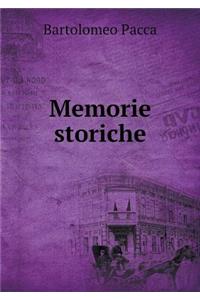 Memorie storiche