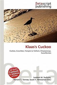 Klaas's Cuckoo