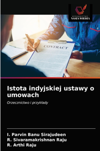 Istota indyjskiej ustawy o umowach