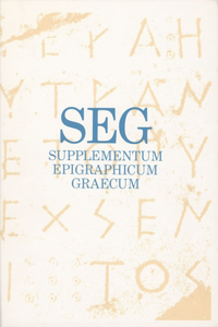 Supplementum Epigraphicum Graecum, Volume XLVIII (1998)