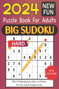 2024 BIG SUDOKU Puzzle Book for Adults