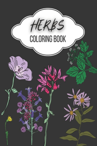 Herbs Coloring Book