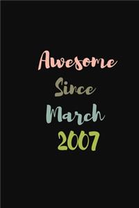Awesome Since March 2007 Notebook