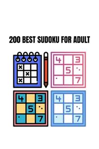 200 best sudoku for adult