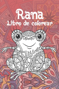 Rana - Libro de colorear