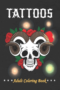 Tattoos Adult Coloring Book