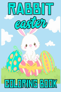 Rabbit Easter Coloring Book