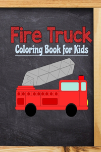 Fire Truck Coloring Book for Kids