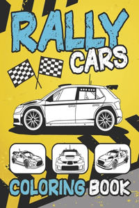Rally Cars Coloring Book