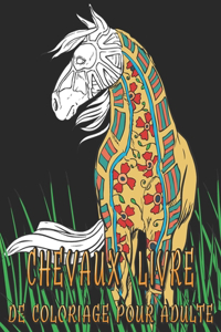 Chevaux Livre De Coloriage pour Adulte