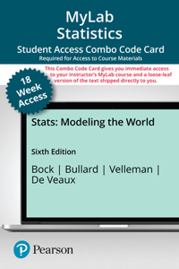 Mylab Statistics with Pearson Etext -- 18-Weeks Combo Access Card -- For STATS