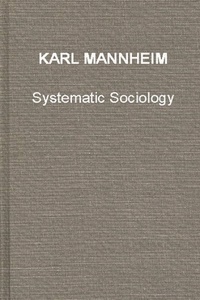 Systematic Sociology