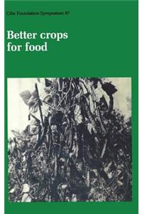 Better Crops for Food