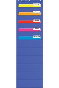 File Organizer (Blue) Pocket Chart