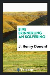 Eine Erinnerung an Solferino