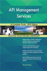 API Management Services A Complete Guide - 2019 Edition