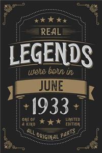 Real Legends were born in June 1933