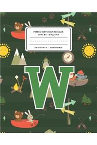 Primary Composition Notebook Grades K-2 Story Journal W