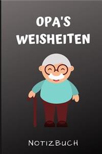 Opa's Weisheiten Notizbuch